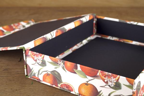 Schachtel "Orange", Aufbewahrungsbox